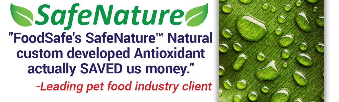 SafeNature Natural Antioxidants save you money.